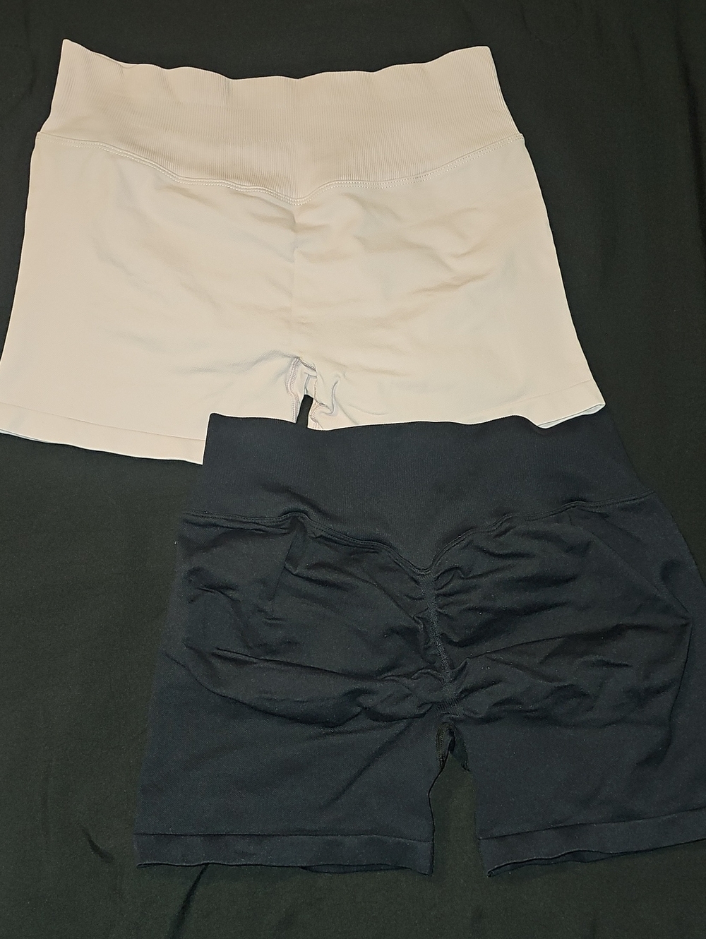 2 Pack Seamless Shapewear Shorts Light Pink & Black Size Large